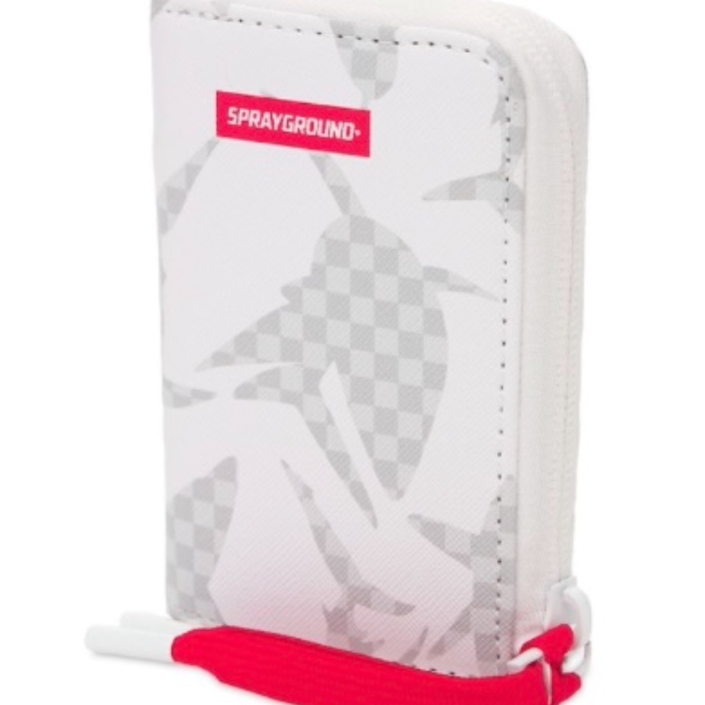 White Sprayground Wallet